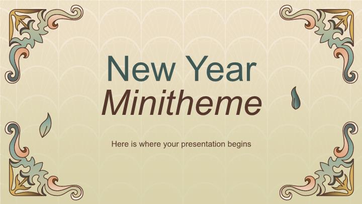 Minitheme năm mới