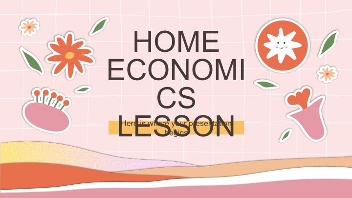 Powerpoint templates bài học kinh tế gia đình free, beautiful, professional